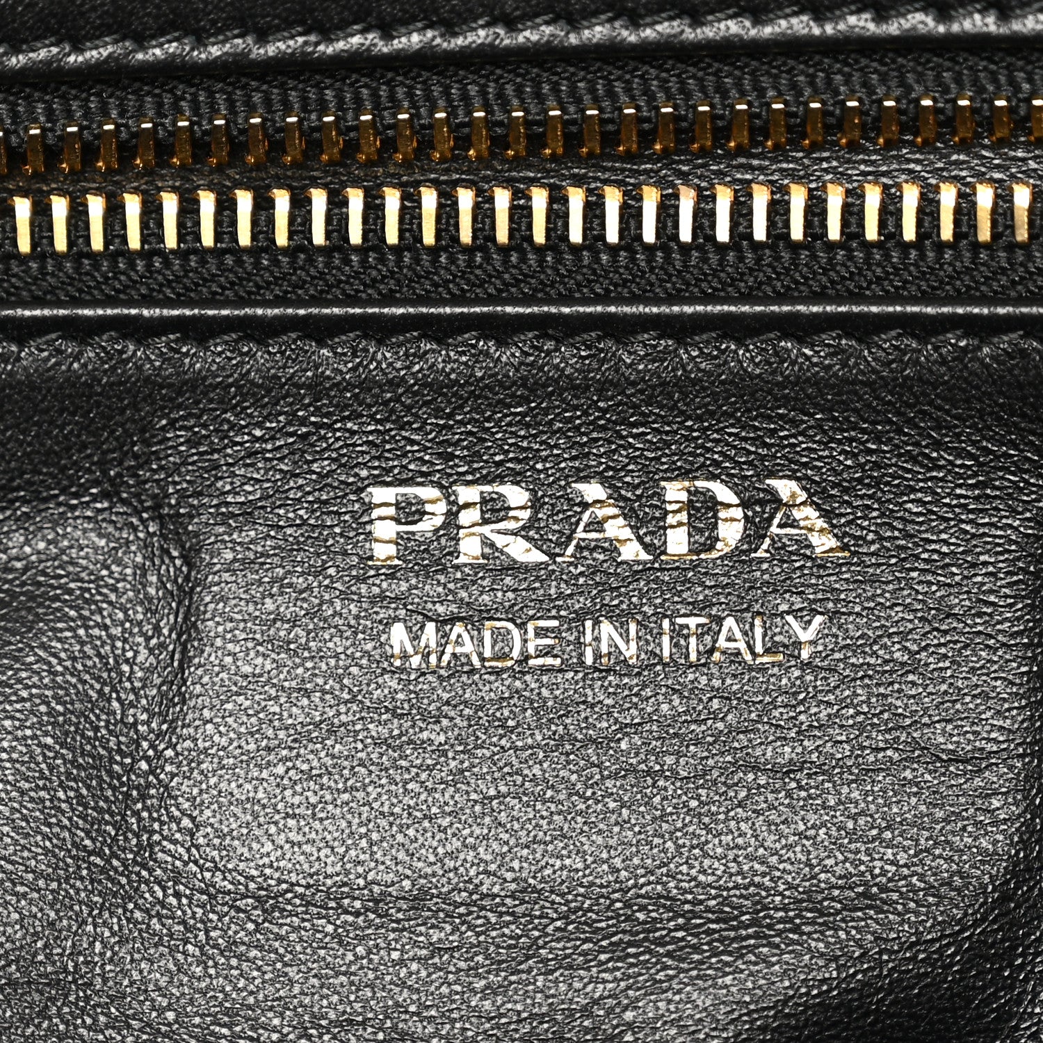 Prada Vitello Daino Large Top Handle Bag Black 7 of 11