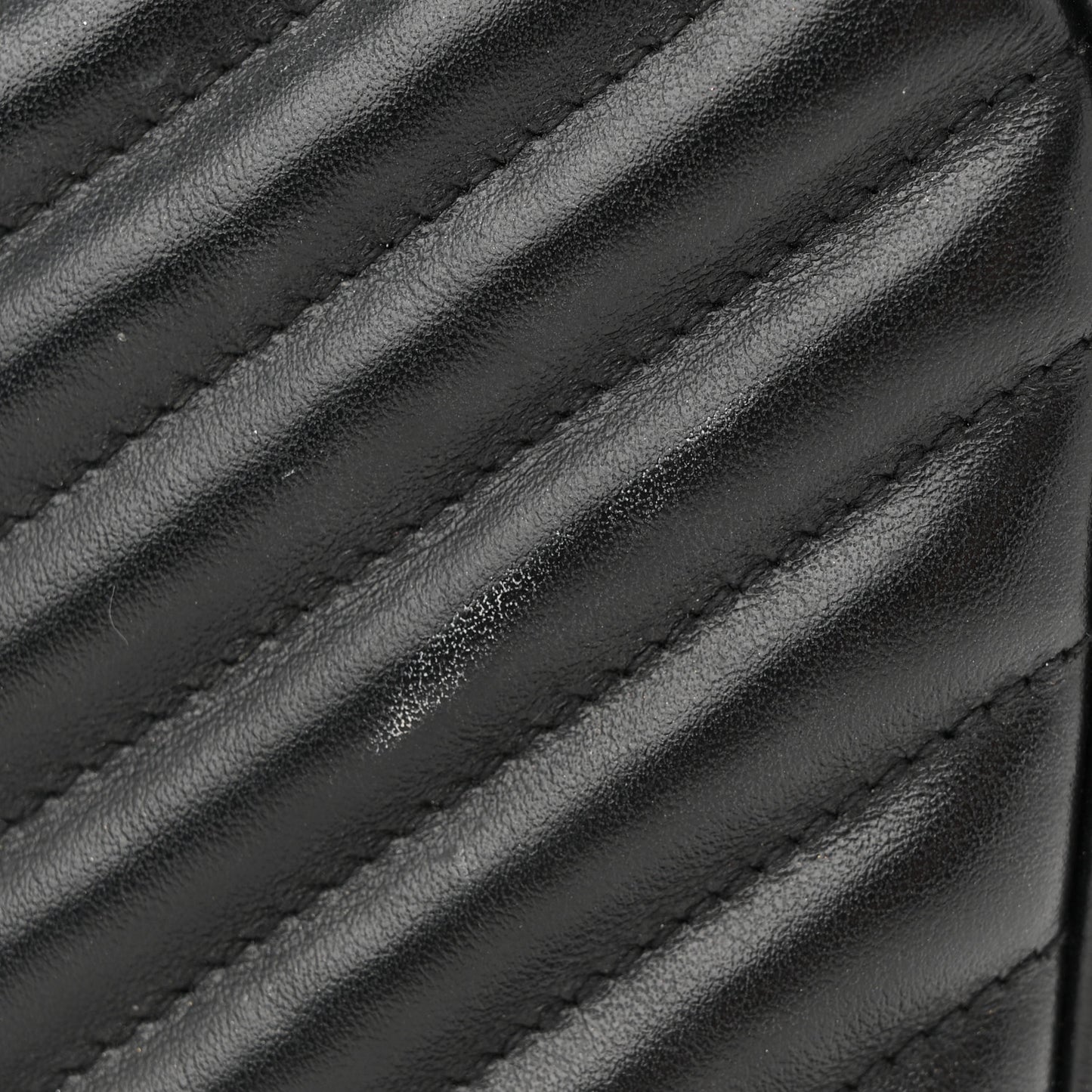 Calfskin Matelasse Monogram Lou Camera Bag Black