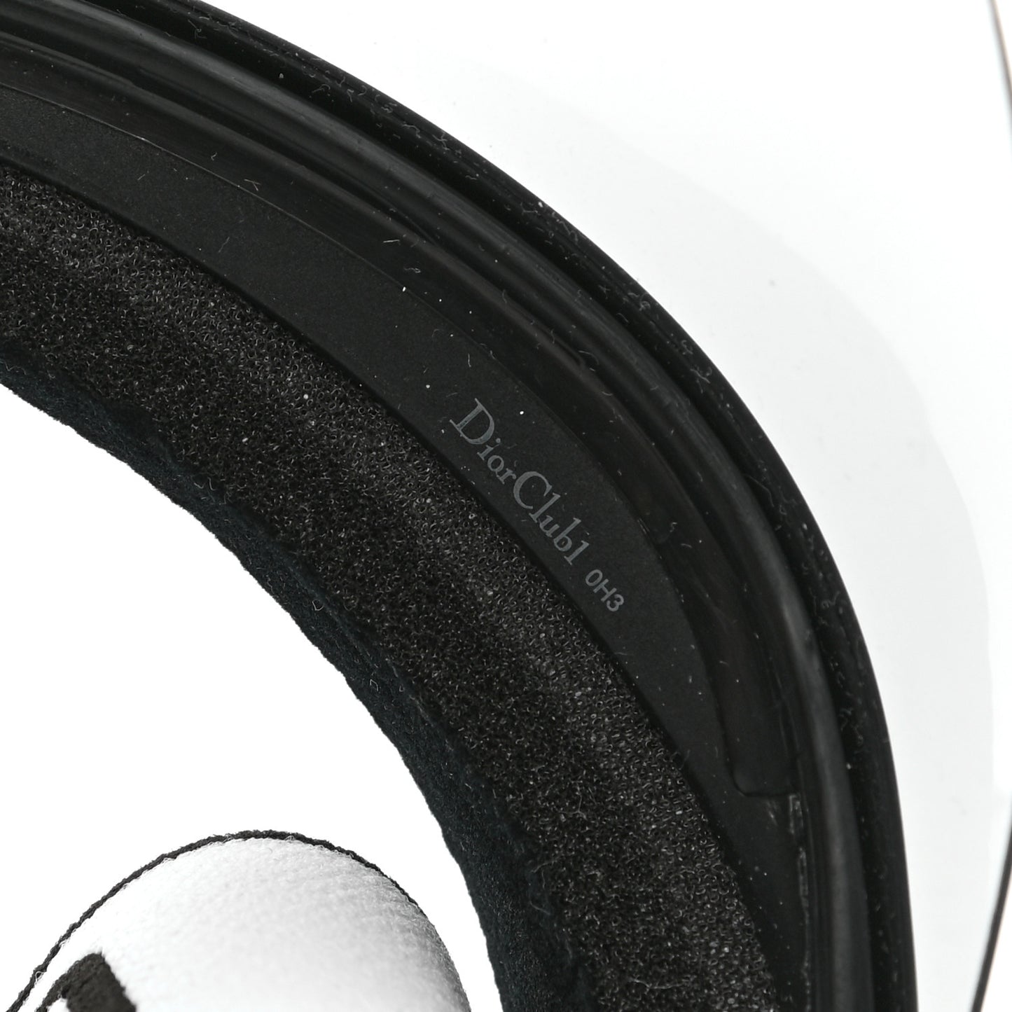 Mirrored DiorClub1 Sun Visor Black