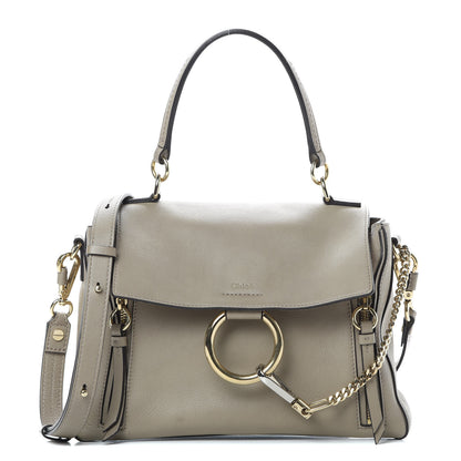Chloe Calfskin Small Faye Day Shoulder Bag Motty Grey 1 of 16