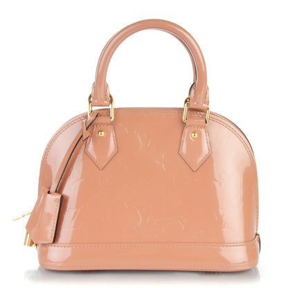 Louis Vuitton Vernis Alma BB Rose Velours 1 of 6
