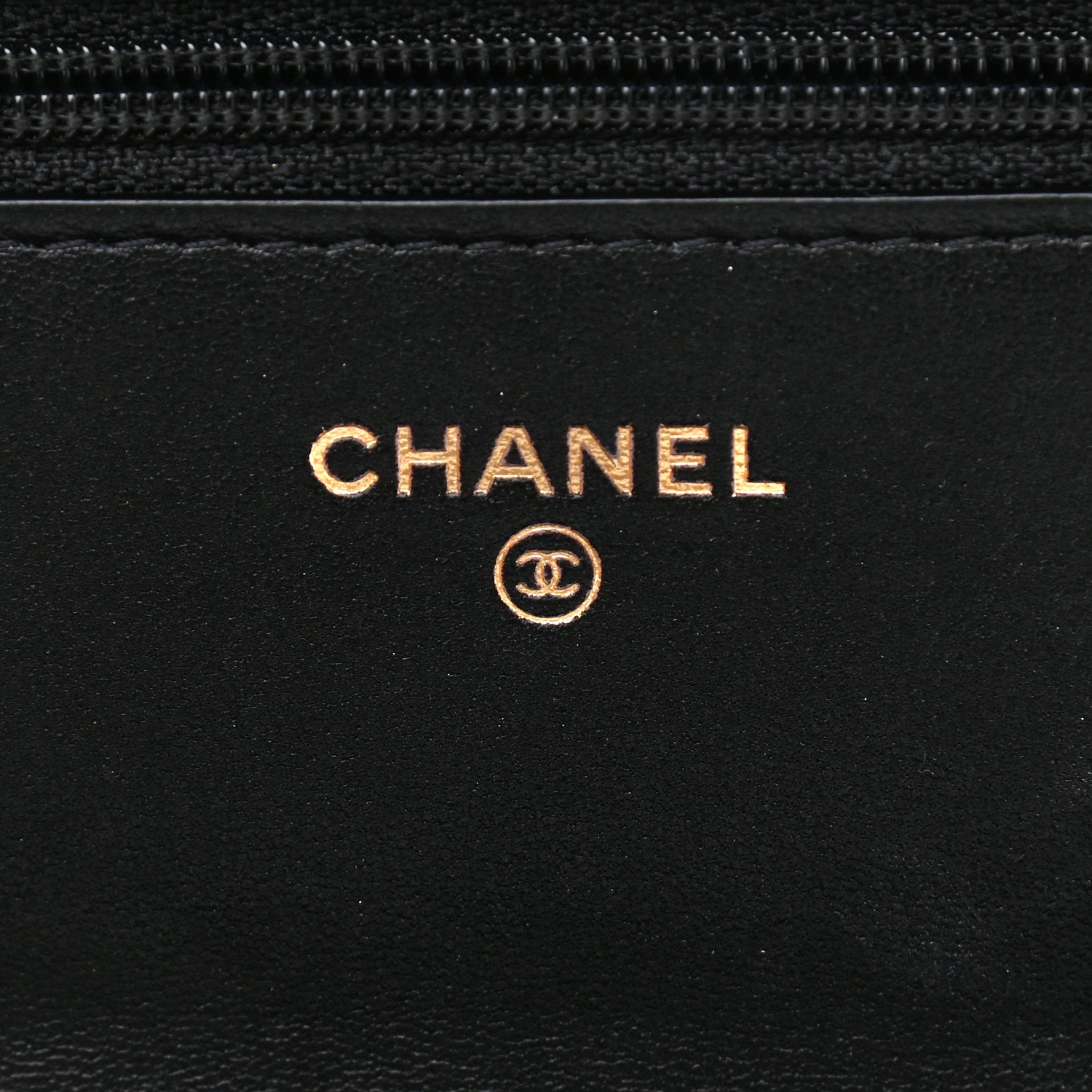 Chanel Lambskin Quilted Pearl Wallet On Chain WOC Black 5 of 13