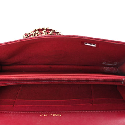 Chanel Lambskin Quilted Trendy CC Dual Handle Clutch With Chain Red 5 of 13