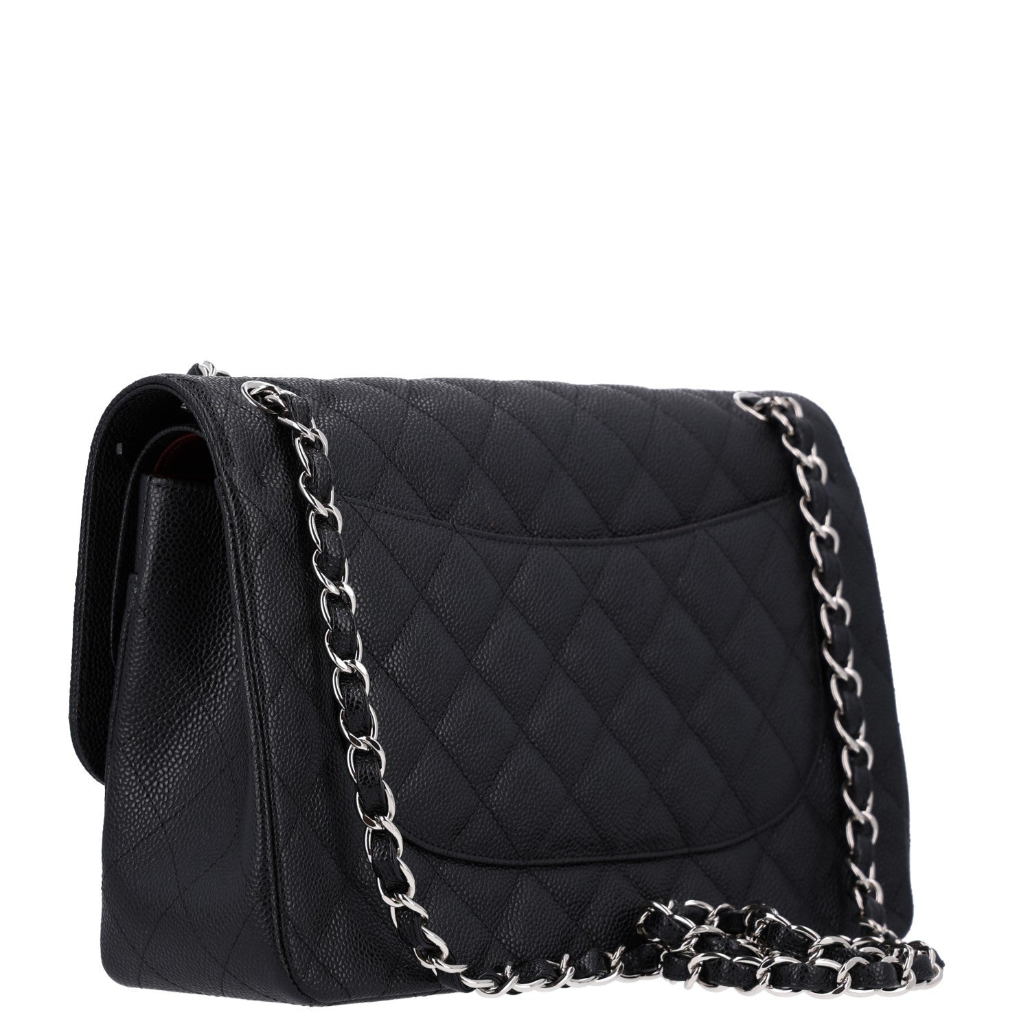 Chanel Caviar Quilted Jumbo Double Flap Black 3 of 11