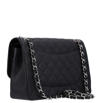 Chanel Caviar Quilted Jumbo Double Flap Black 3 of 11