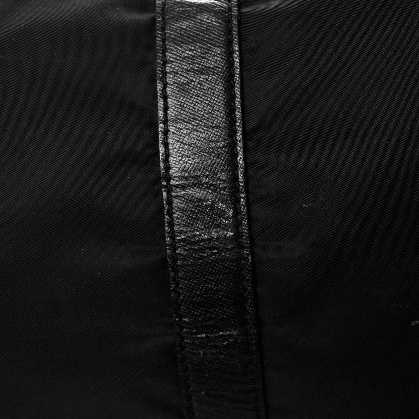 Tessuto Nylon Saffiano Duffle Black