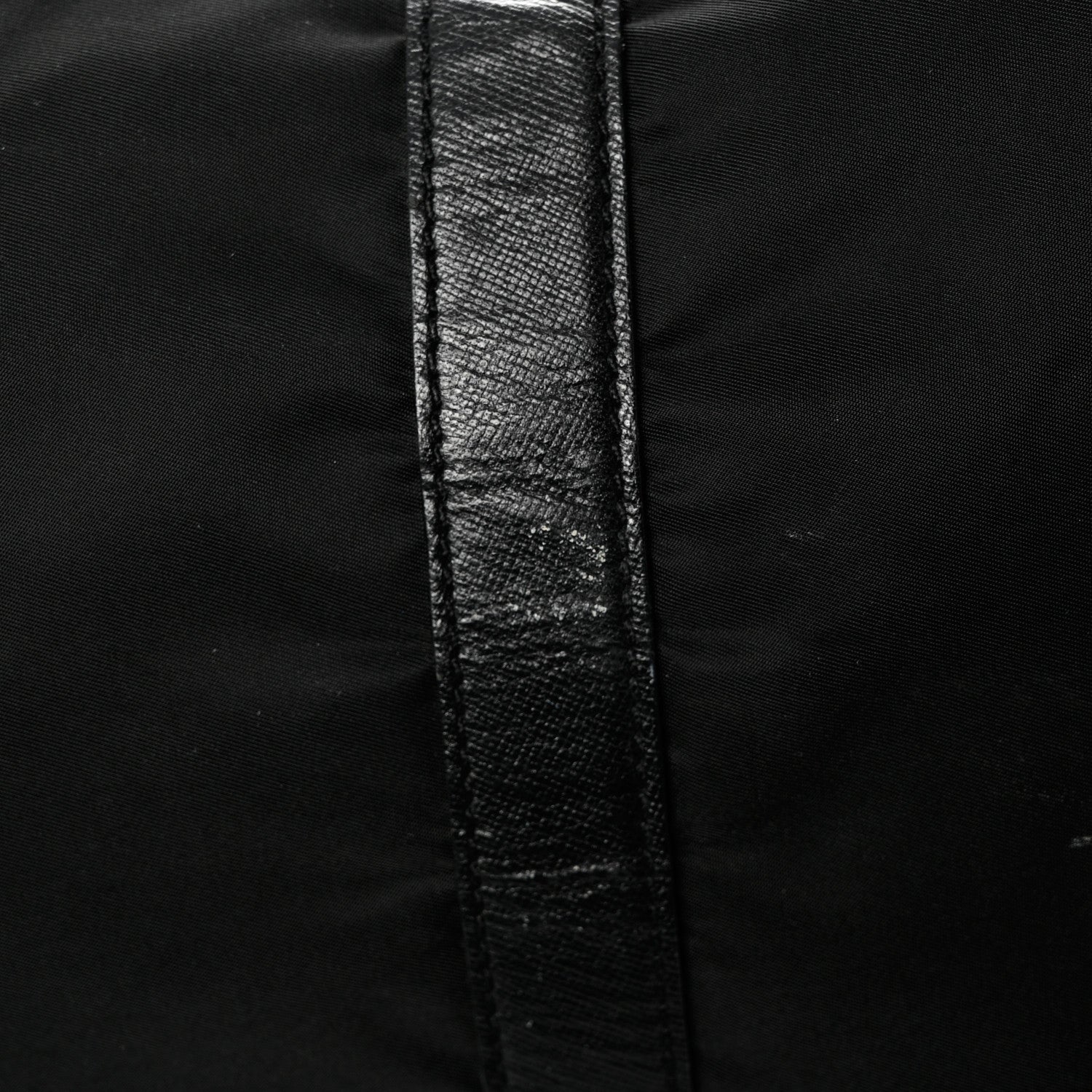 Prada Tessuto Nylon Saffiano Duffle Black 9 of 11