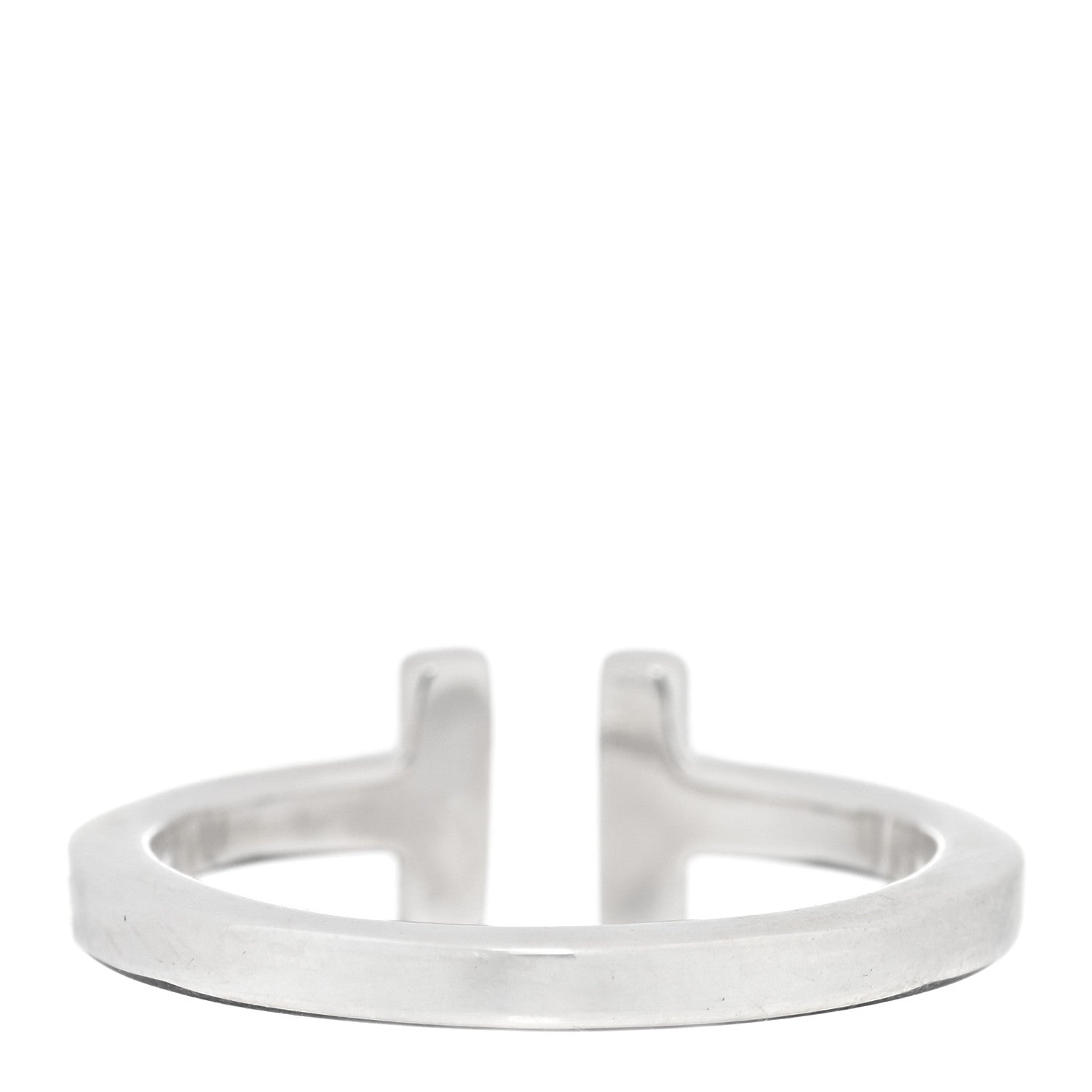Tiffany Sterling Silver T Square Ring 60 9 3 of 4