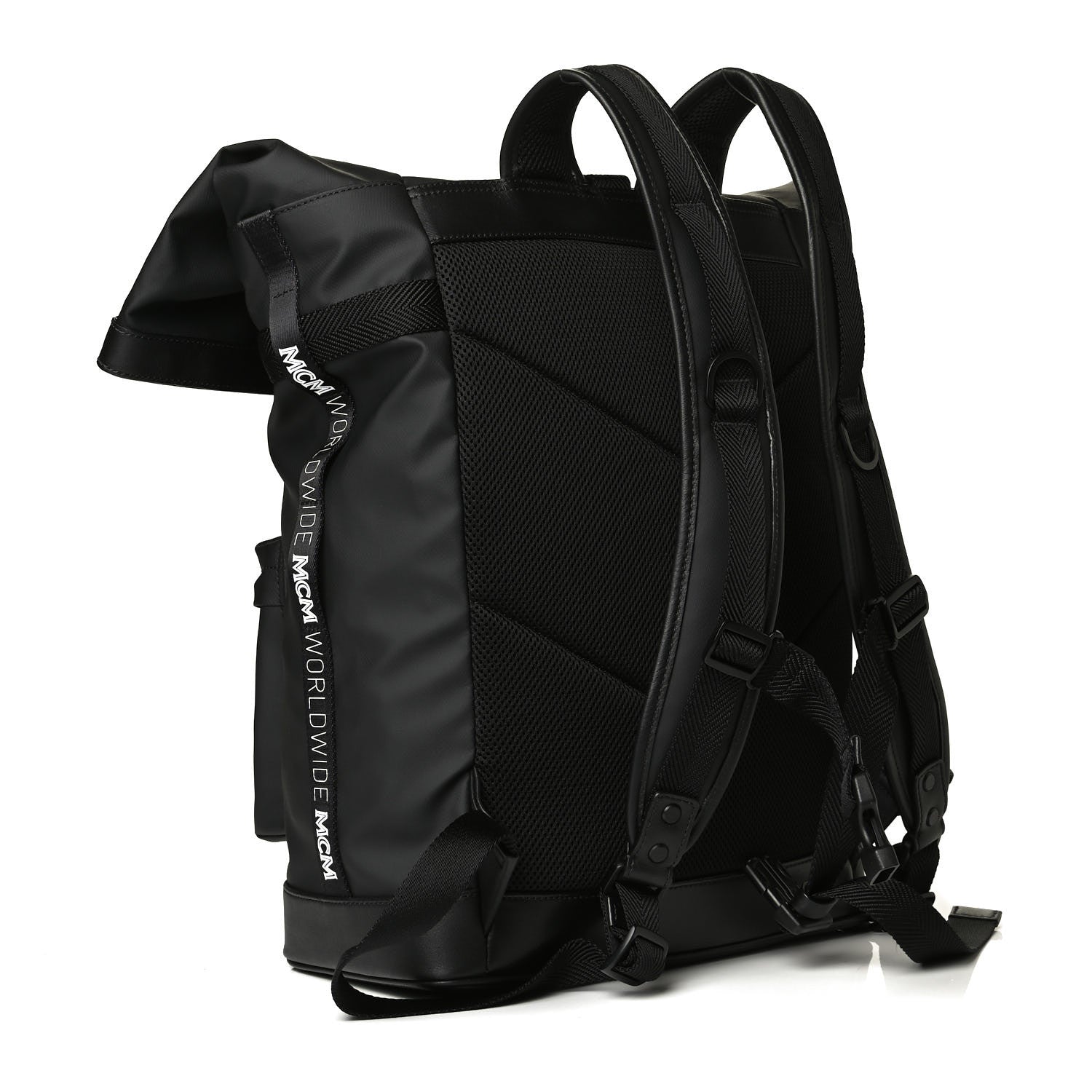 MCM Nylon Backpack Black 2 of 10