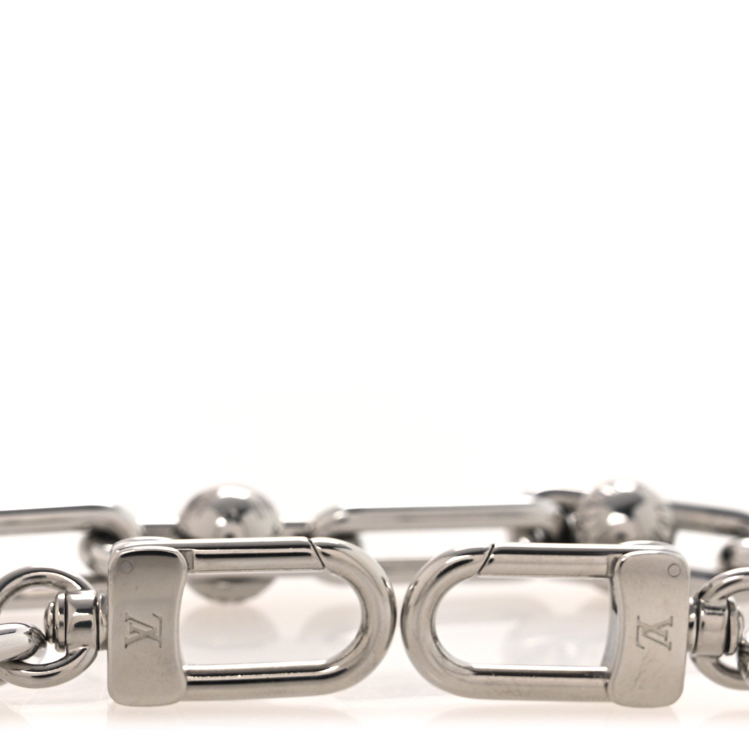 Louis Vuitton LV X TM Metal Pochette Accessories Chain Strap Silver 3 of 3