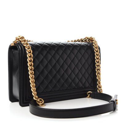 Chanel Caviar Quilted New Medium Boy Flap Black 3 of 11