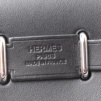 Hermes Military Toile Vache Hunter Herbag Zip Retourne 20 Black 6 of 11