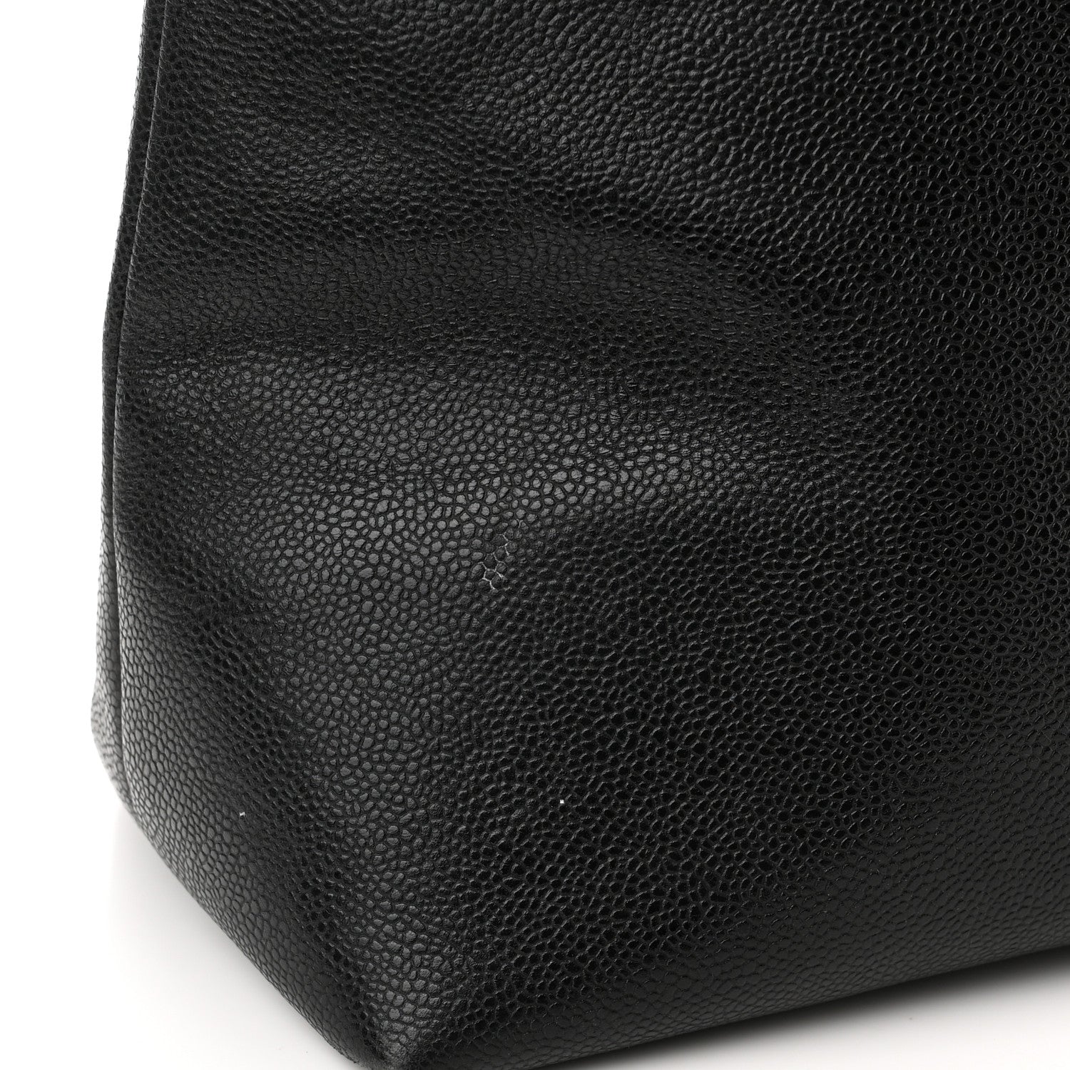 Chanel Caviar CC Shopper Tote Black 8 of 12