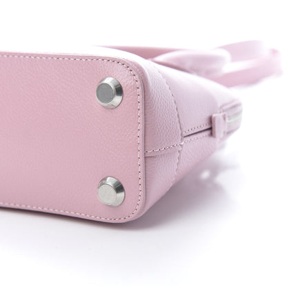 Balenciaga Grained Calfskin XXS Ville Top Handle Bag Pink White 10 of 10