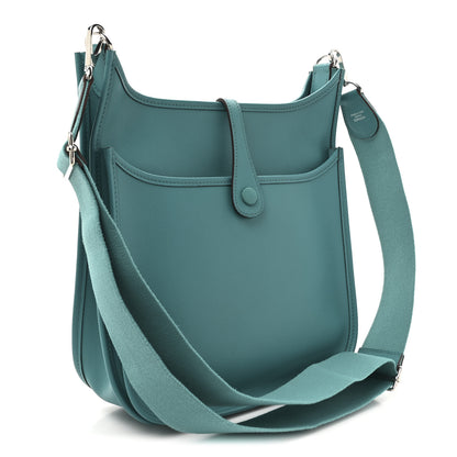 Hermes Epsom Evelyne III PM Bleu Paon 3 of 10