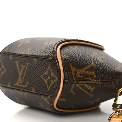 Louis Vuitton Monogram Mini Ellipse Wristlet Clutch 9 of 11
