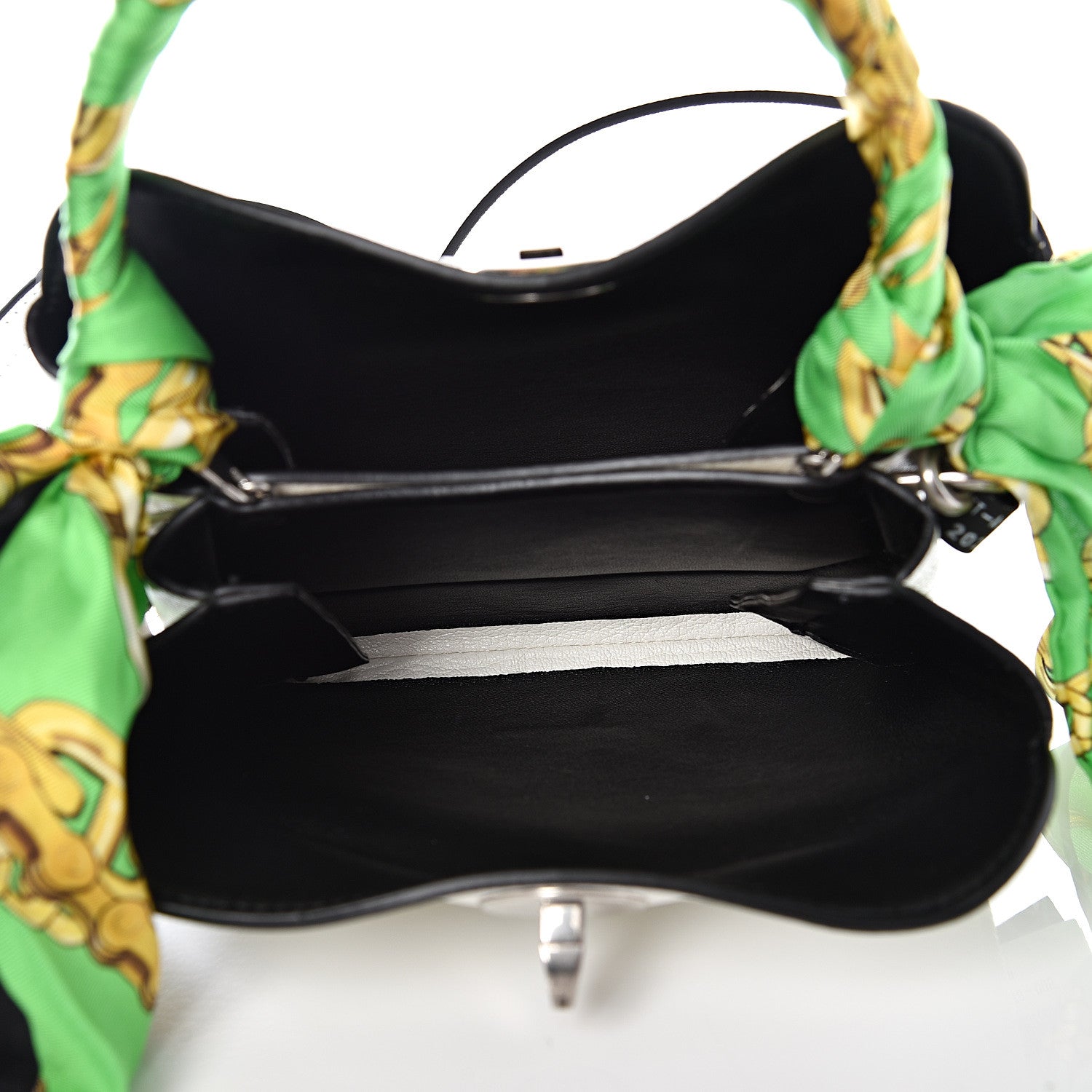 Balenciaga Goatskin XS Flap Scarf Top Handle Bag White 4 of 8