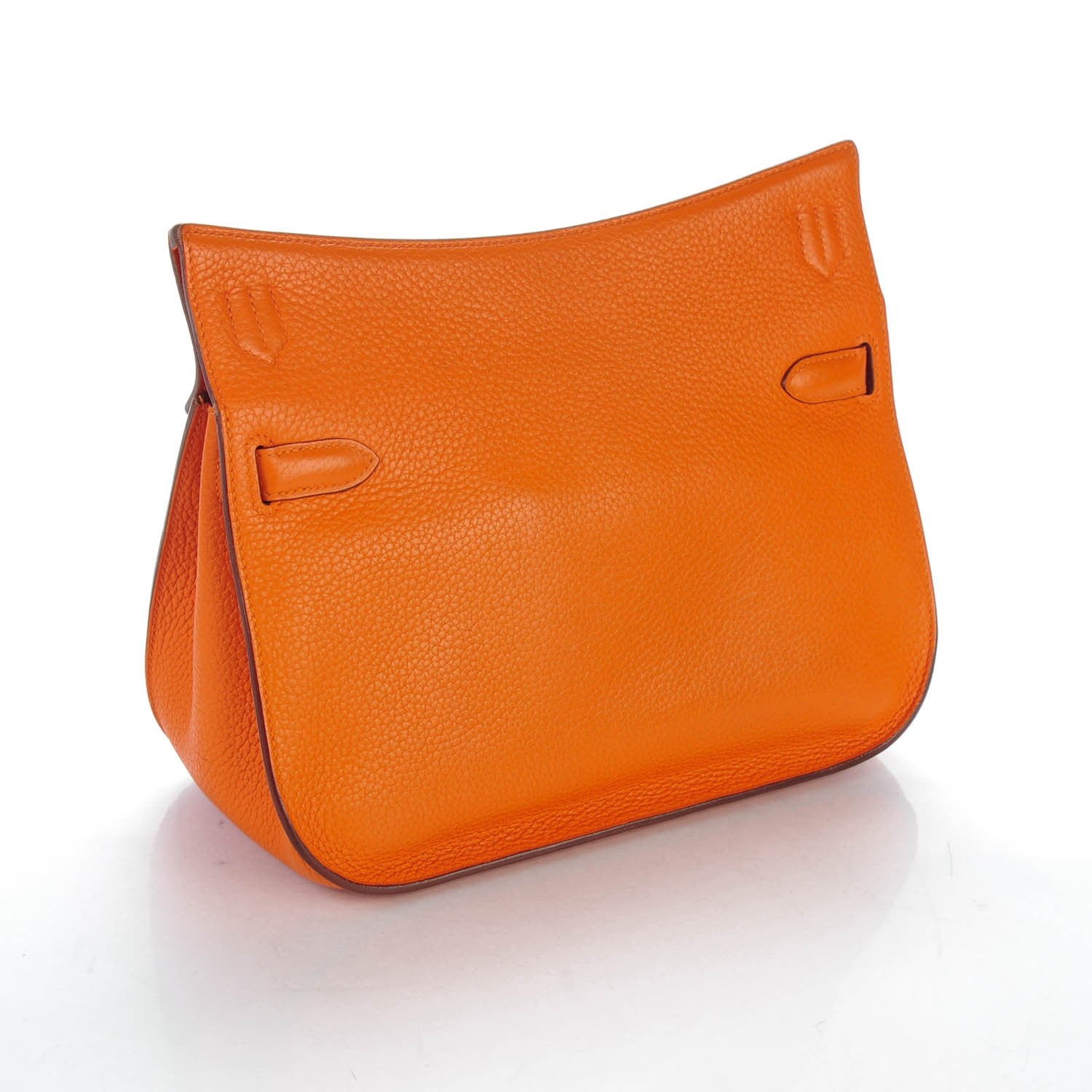 Hermes Taurillon Clemence Jypsiere 28 Orange 4 of 10