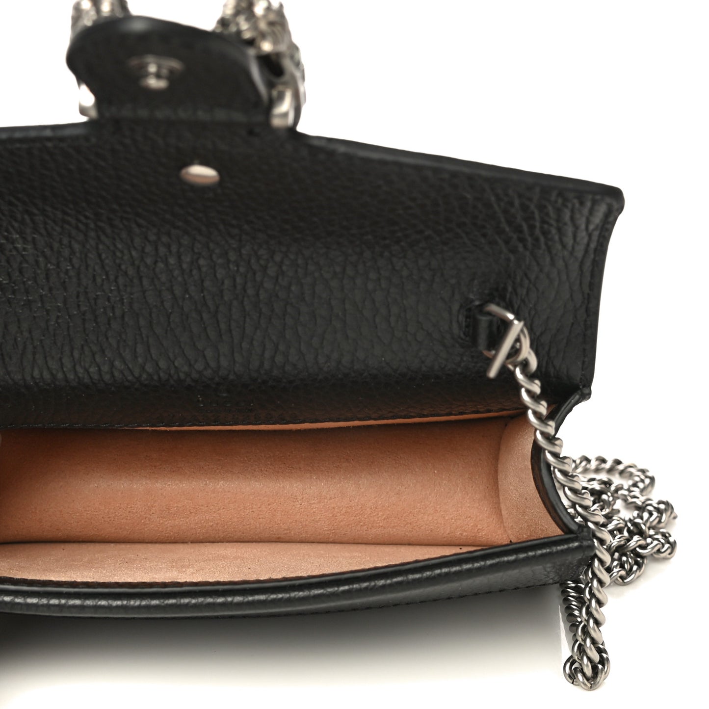 Calfskin Super Mini Dionysus Shoulder Bag Black