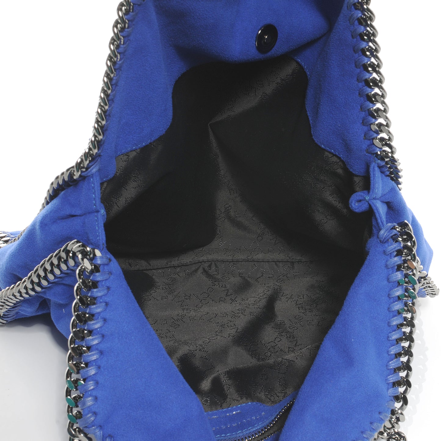 Embossed Faux Suede Falabella Tote