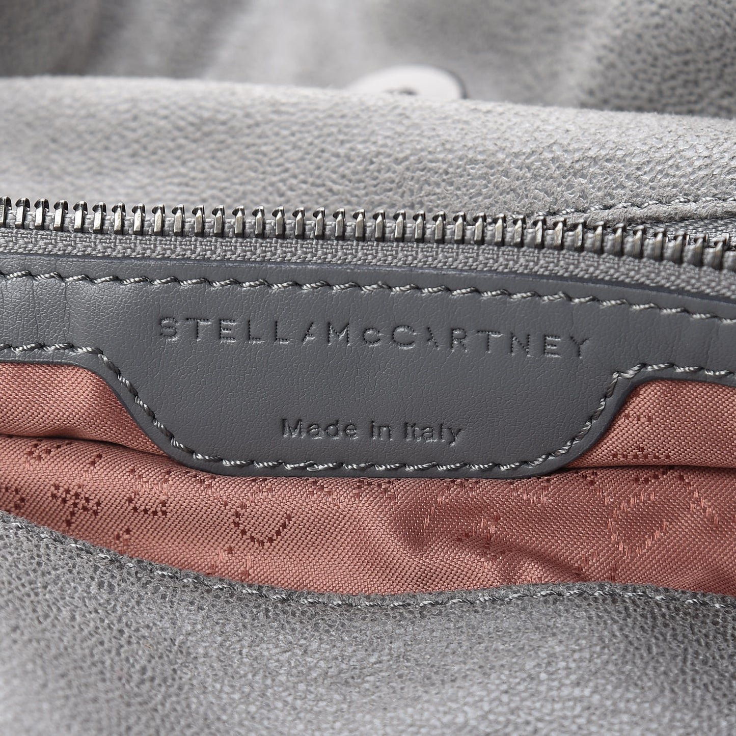 Shaggy Deer Falabella Fold Over Tote Grey