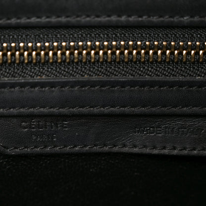 Celine Felt Smooth Calfskin Micro Tri-Color Luggage Brown Black 6 of 9