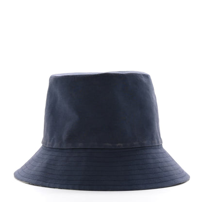 Christian Dior Cotton Toile De Jouy Bucket Hat 57 Blue 4 of 9