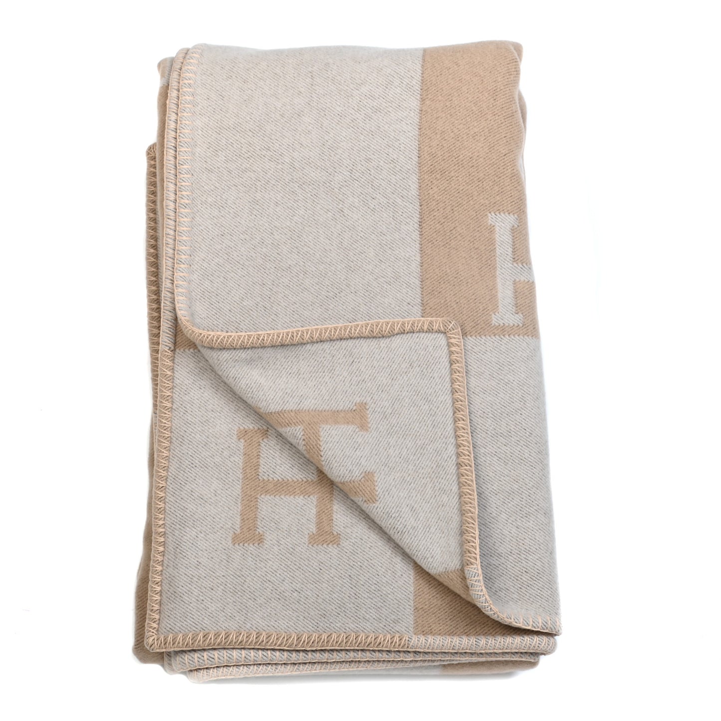 Wool Cashmere Avalon Blanket Coco Camomille