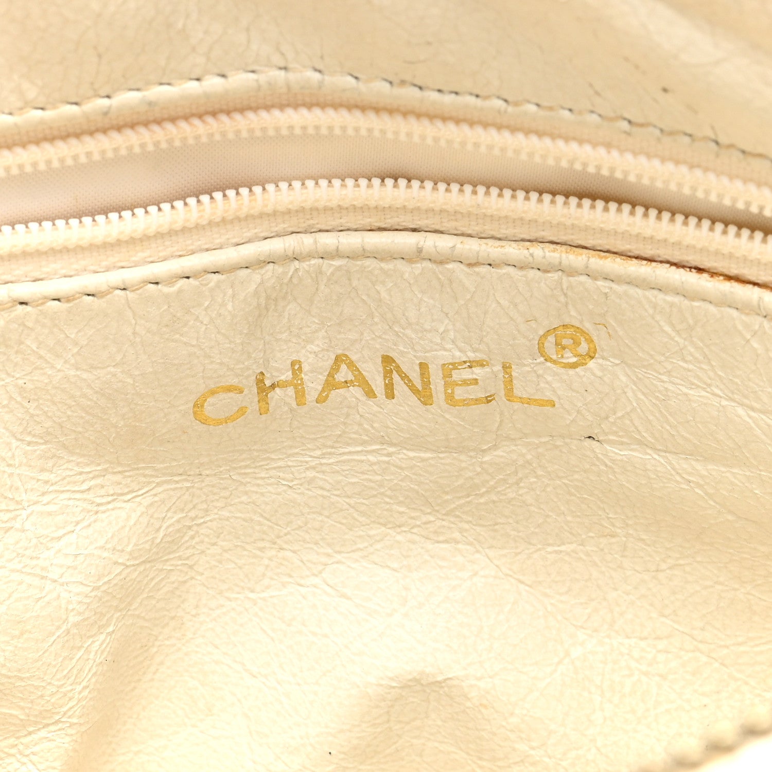 Chanel Lizard Quilted Small Tassel Camera Case White 6 of 11