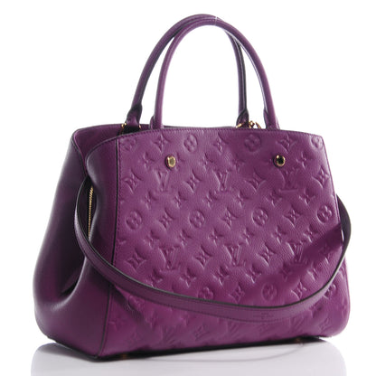 Louis Vuitton Empreinte Montaigne MM Amethyste 3 of 8