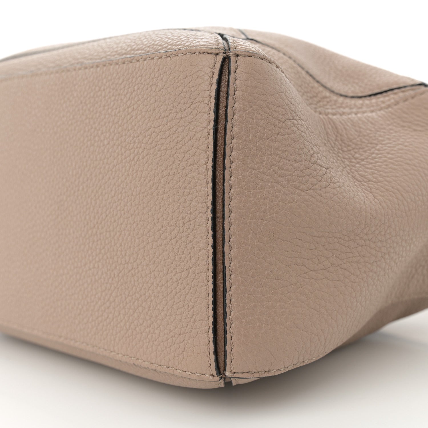 Loewe Grained Calfskin Small Puzzle Bag Sand Mink 1634538