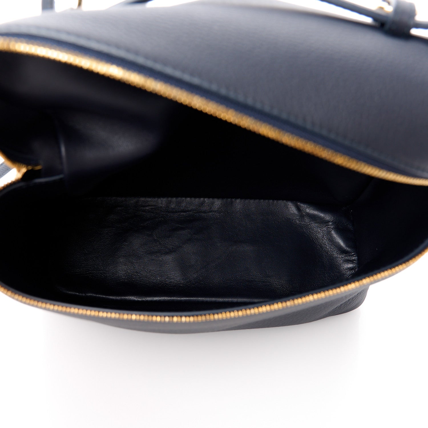 Loro Piana Grained Calfskin L23.5 Extra Pocket Backpack Navy Blue 5 of 9