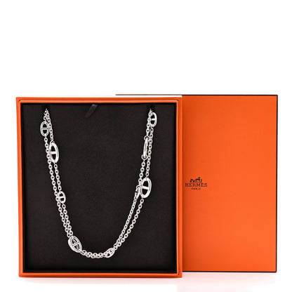 Hermes Sterling Silver Farandole Necklace 120 6 of 6