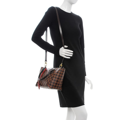 Louis Vuitton Damier Ebene Caissa Tote PM Cherry 2 of 7