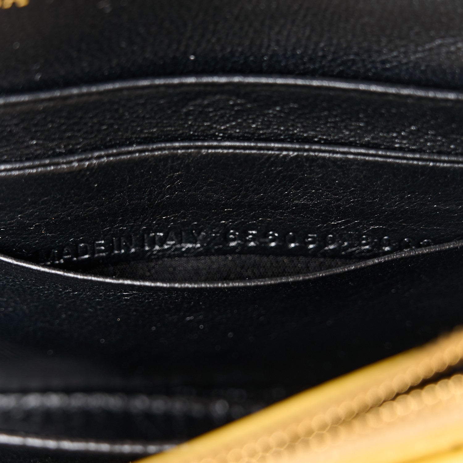 Balenciaga Metallic Calfskin Crocodile Embossed Hourglass Chain Bag Gold 7 of 11