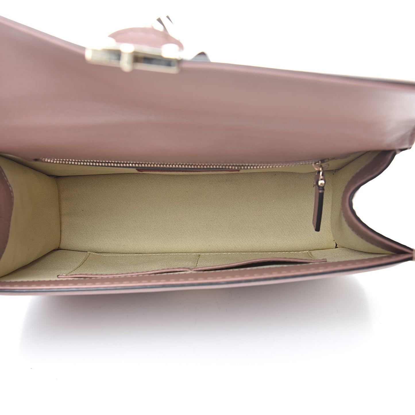 Vitello Medium Glam Lock Rockstud Flap Brownish