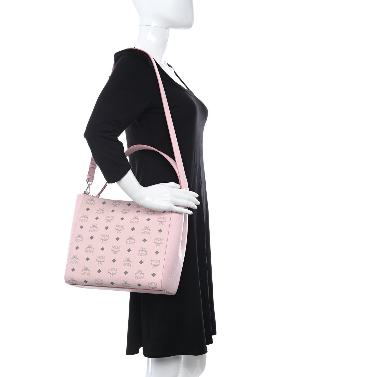 Visetos Medium Aren Hobo Powder Pink