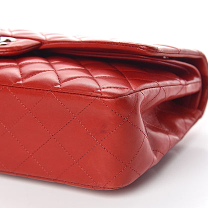 Chanel Lambskin Quilted Medium Double Flap Red 9 of 19