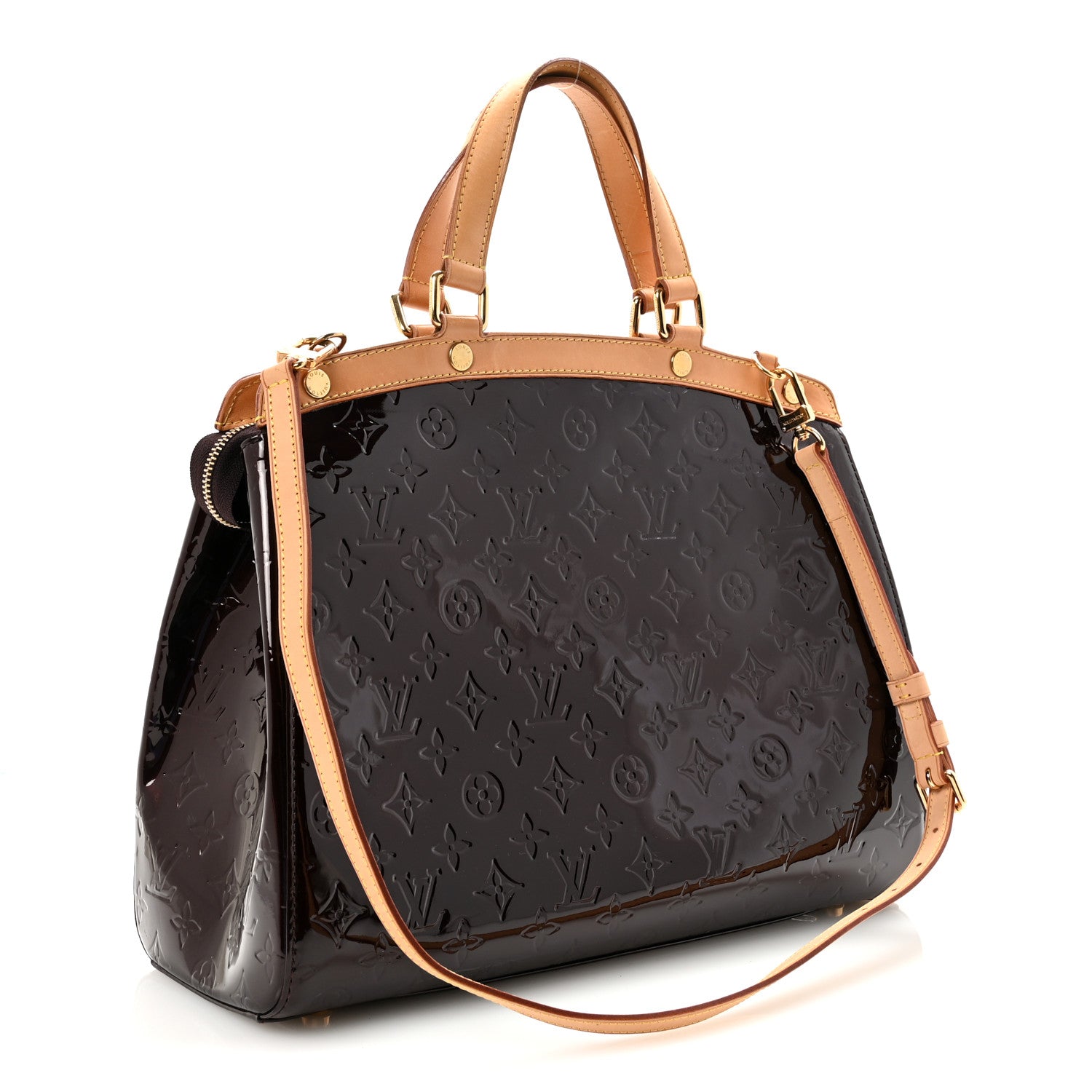 Louis Vuitton Vernis Brea GM Amarante 3 of 9
