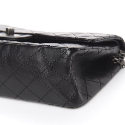 Chanel Aged Calfskin Quilted 2.55 Reissue 225 Flap Black 9 of 10