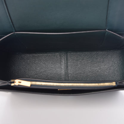 Celine Shiny Smooth Calfskin Medium Frame Shoulder Bag Amazone Dark Navy 5 of 7