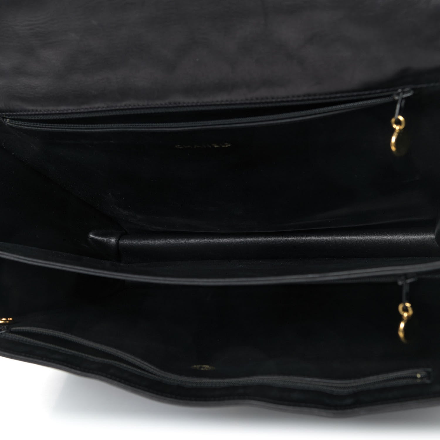 Chanel Lambskin Quilted Briefcase Bag Black 4 of 4