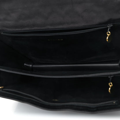 Chanel Lambskin Quilted Briefcase Bag Black 4 of 4
