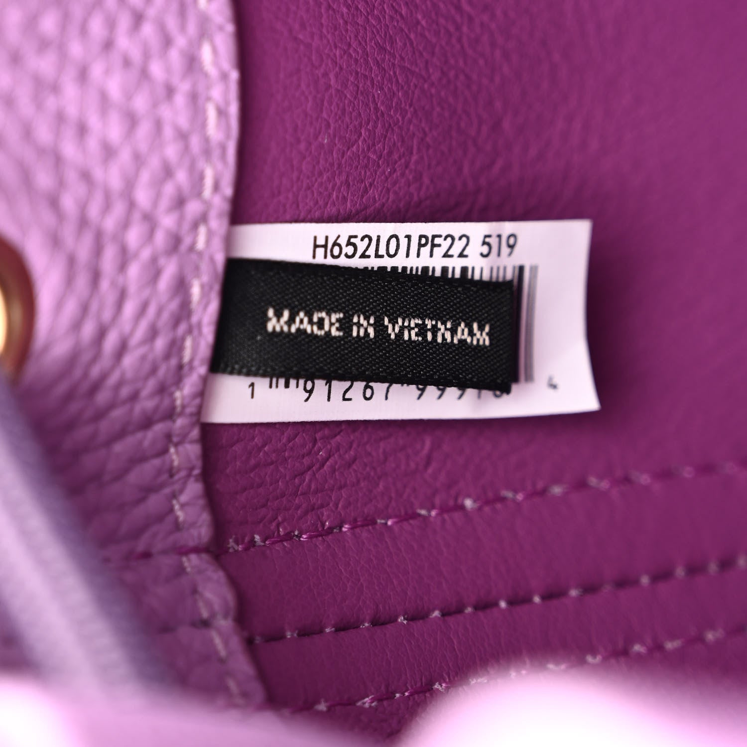 Marc Jacobs Grained Calfskin The Bucket Bag Regal Orchid 7 of 11