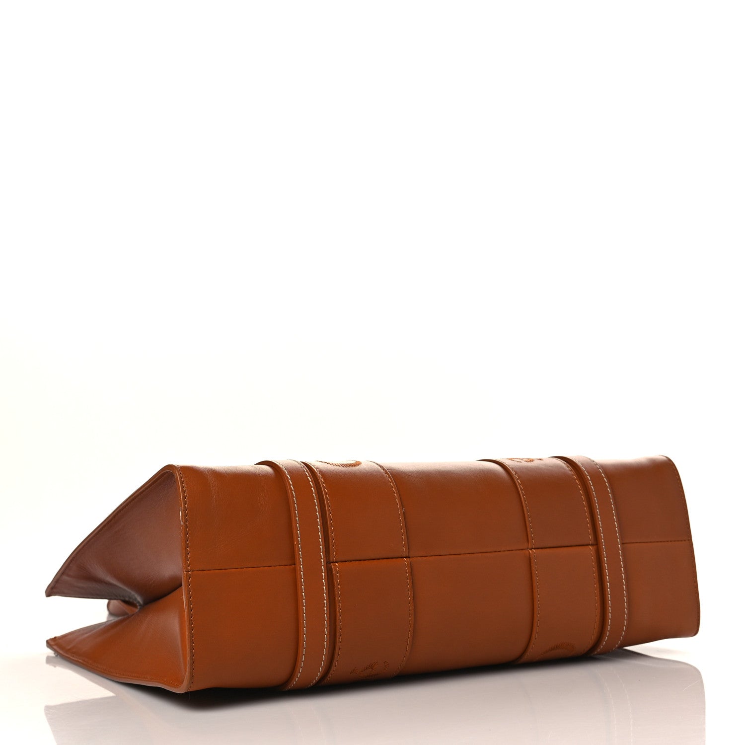 Chloe Calfskin Medium Woody Tote Caramel 4 of 9