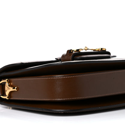 Gucci GG Supreme Monogram Horsebit 1955 Shoulder Bag Beige Brown Sugar 8 of 9
