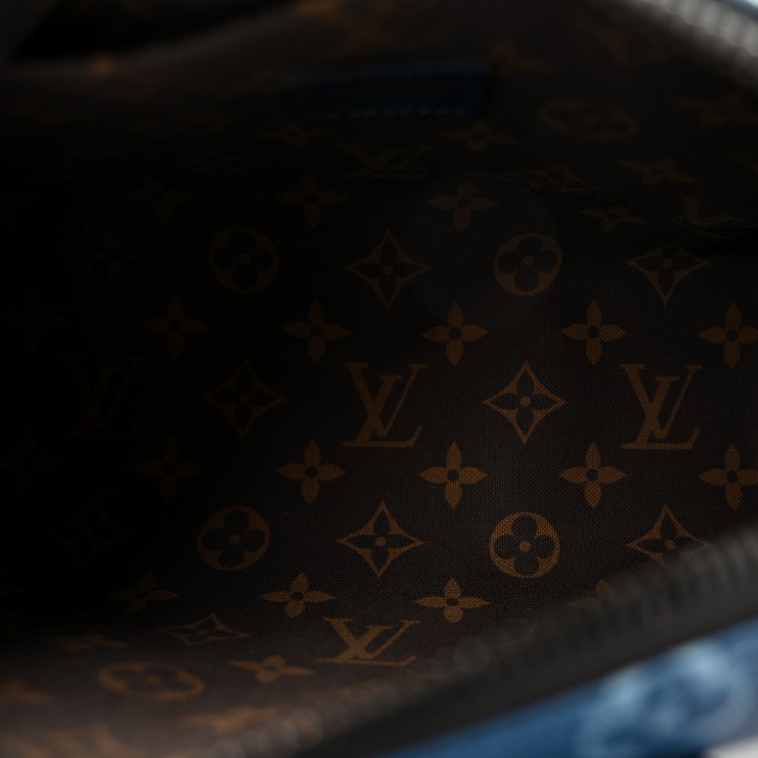 Louis Vuitton Monogram Keepall Bandouliere 25 Atlantic Blue 5 of 12