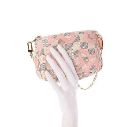 Louis Vuitton Damier Azur Tahitienne Mini Pochette Accessories 2 of 8