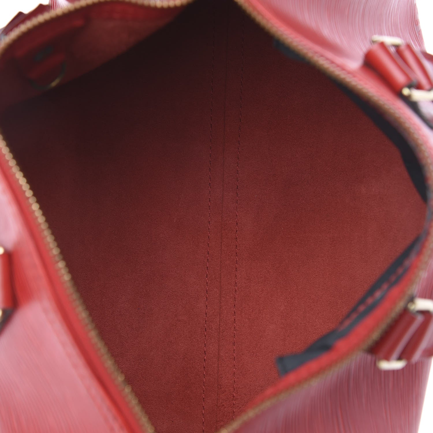 Louis Vuitton Epi Speedy 25 Castillan Red 4 of 14