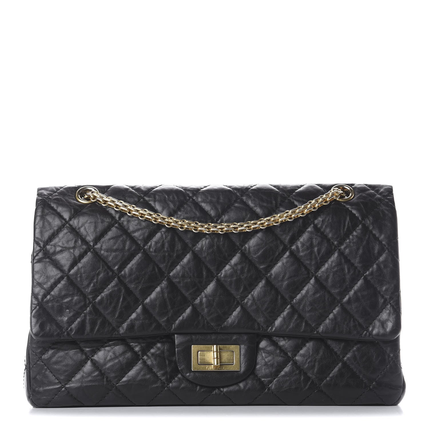 Chanel Aged Calfskin Quilted 2.55 Reissue 227 Flap Black 1 of 9